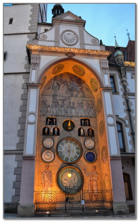часы на ратуше Оломоуца